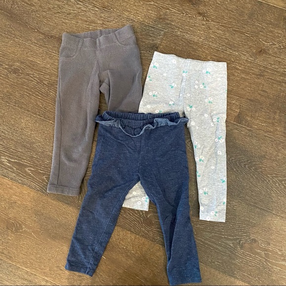 3/$20 lot of 3 leggings 3T - Picture 1 of 2